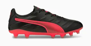 Puma King Pro21 Firm Ground Soccer Cleat - Black/Sunblaze