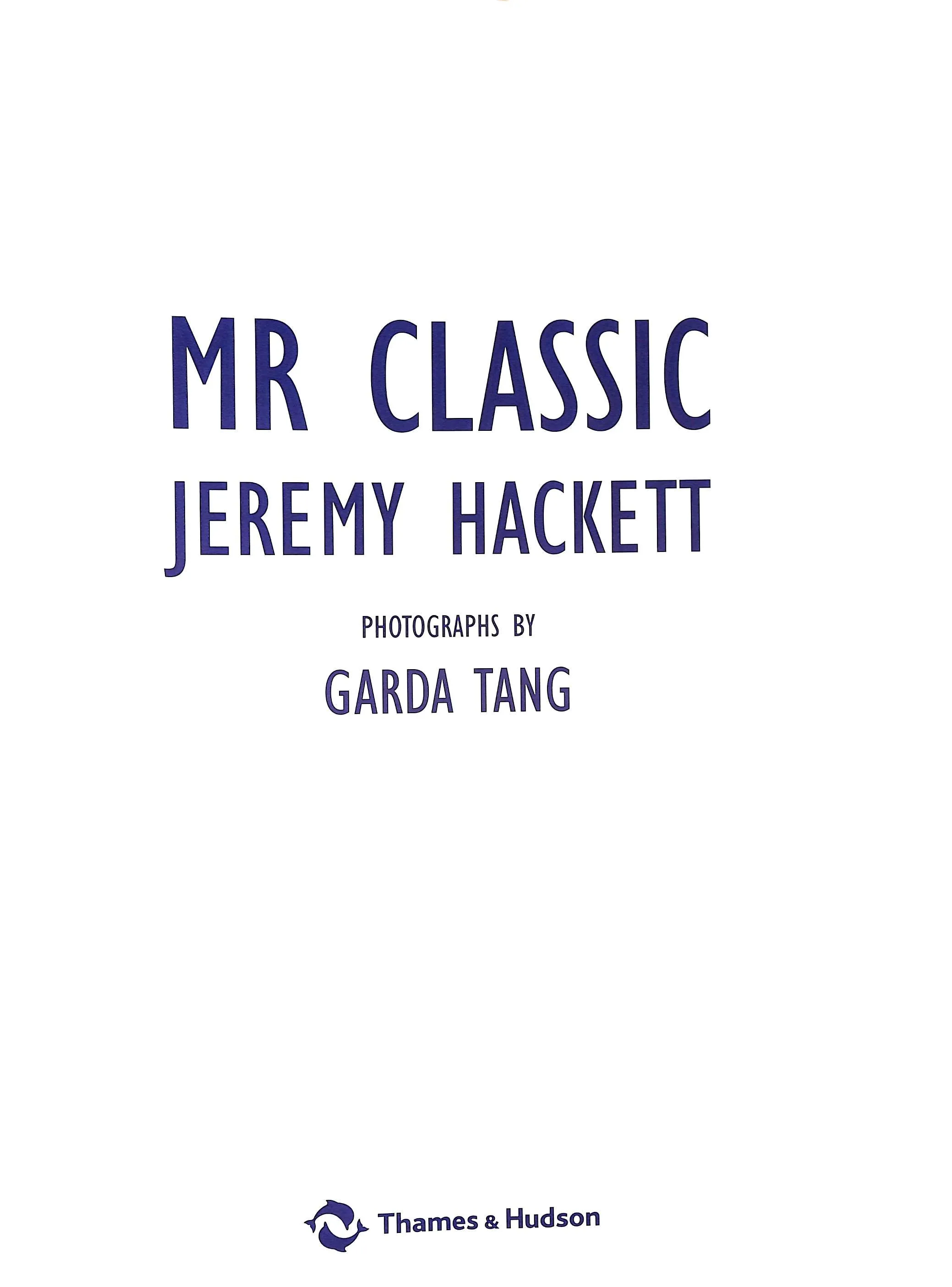 "Mr. Classic" 2006 HACKETT, Jeremy (SOLD)