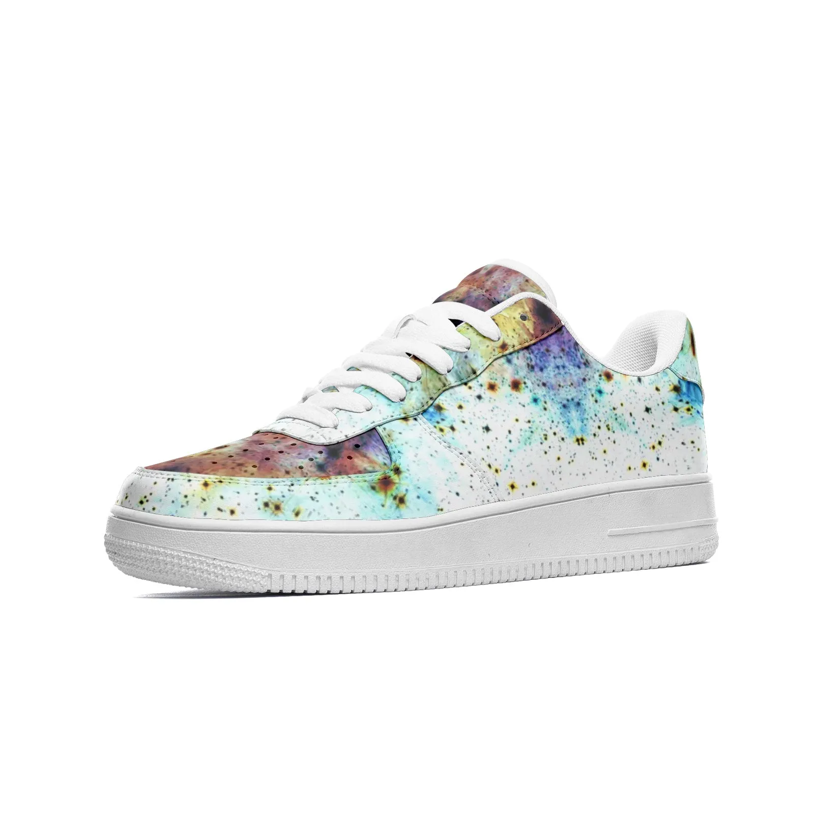 Regail Full-Style Psychedelic Platform Sneakers