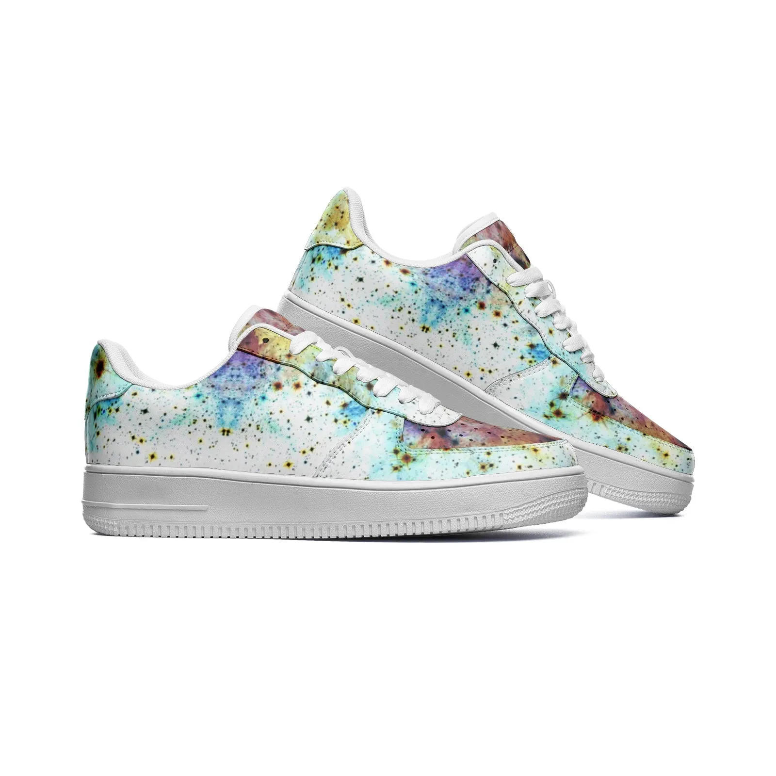 Regail Full-Style Psychedelic Platform Sneakers