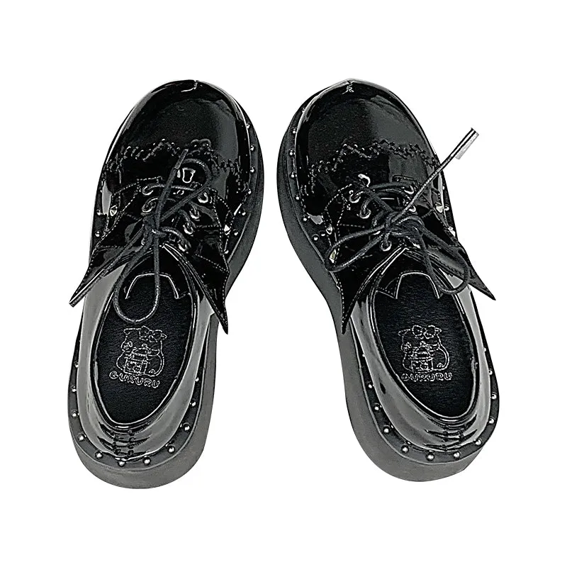 Round toe platform shoes KF82097