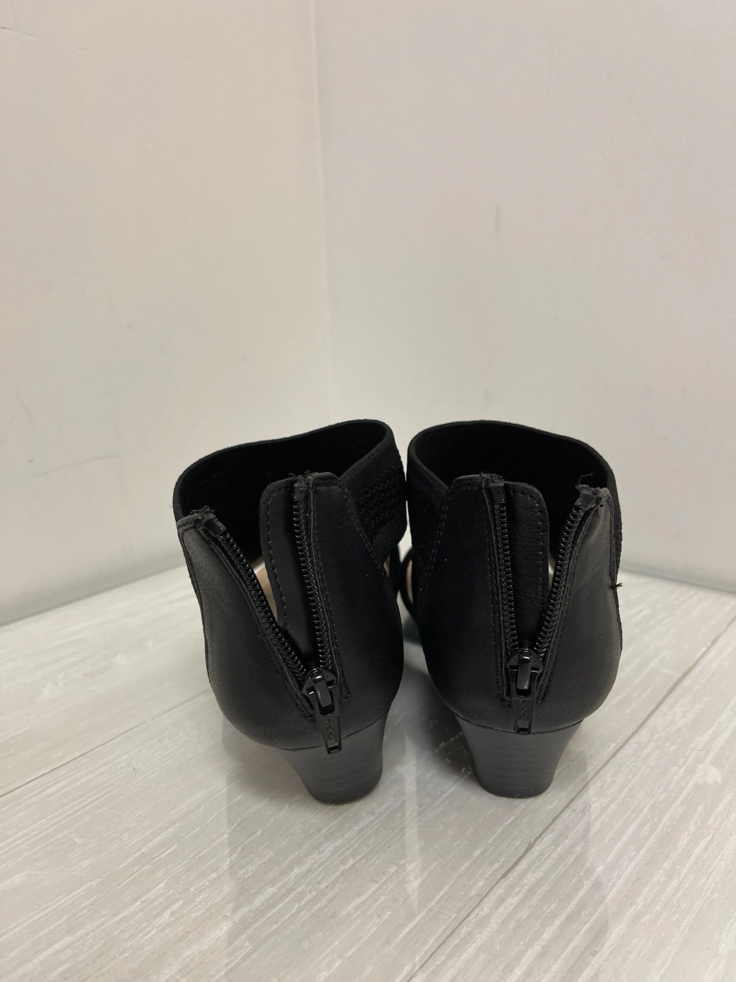 Sandals Heels Wedge By Croft And Barrow In Black, Size: 8