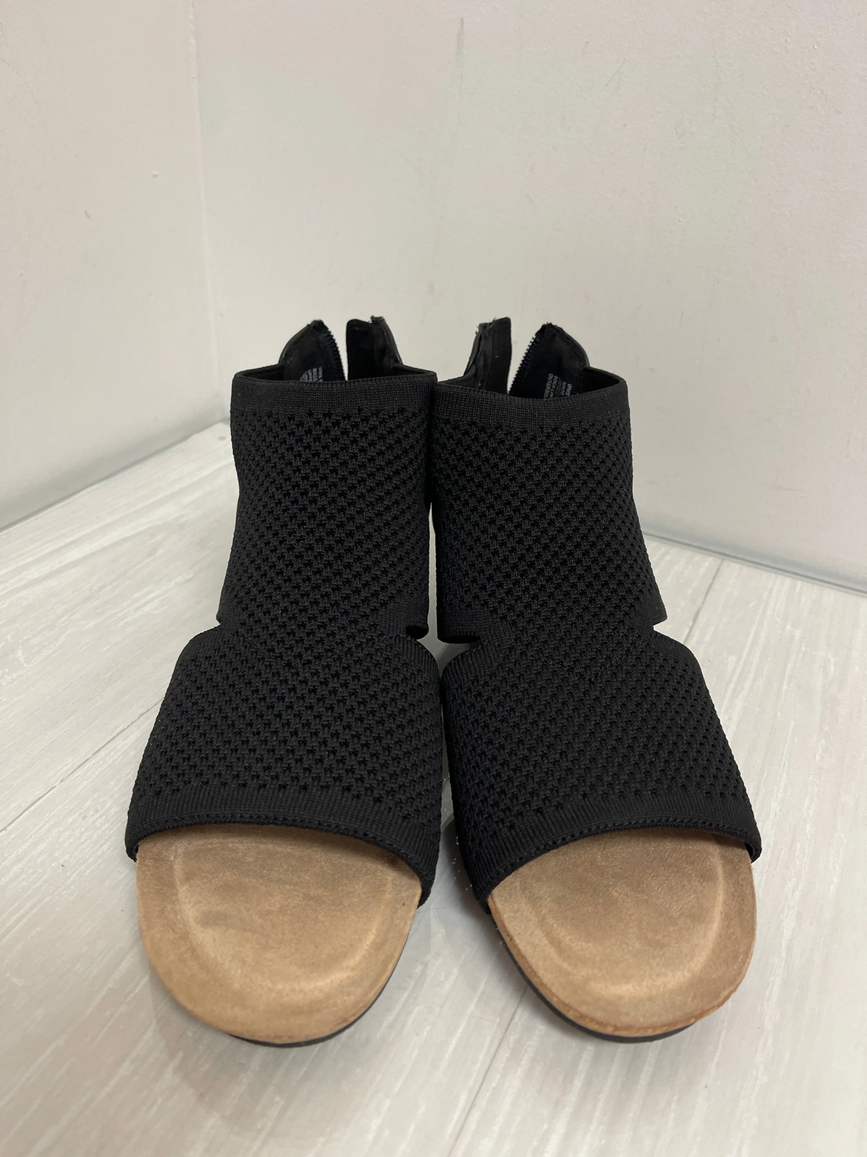 Sandals Heels Wedge By Croft And Barrow In Black, Size: 8