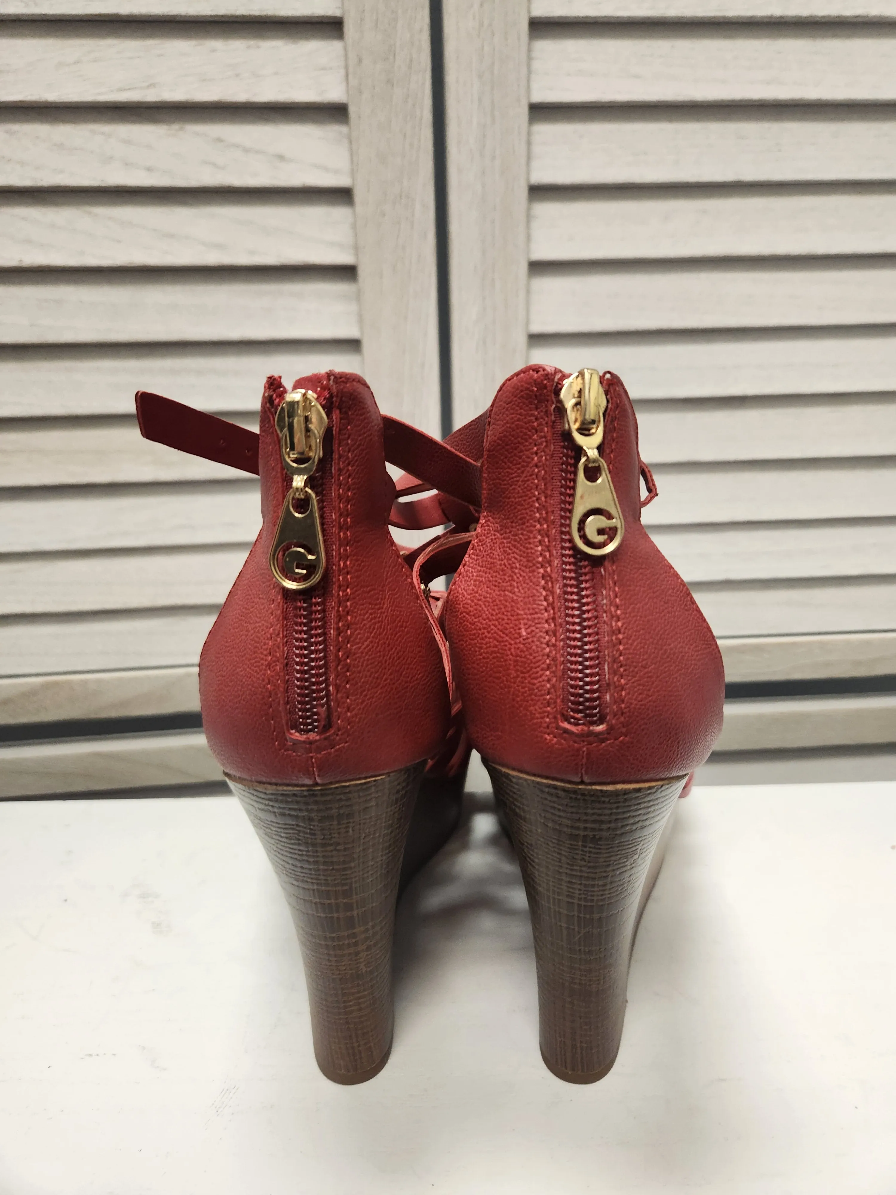 Sandals Heels Wedge By Guess  Size: 9
