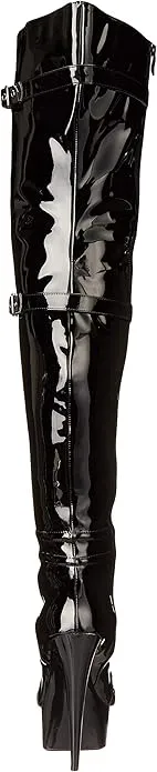 Shea-609 Fetish Buckle Platform Thigh High Boots