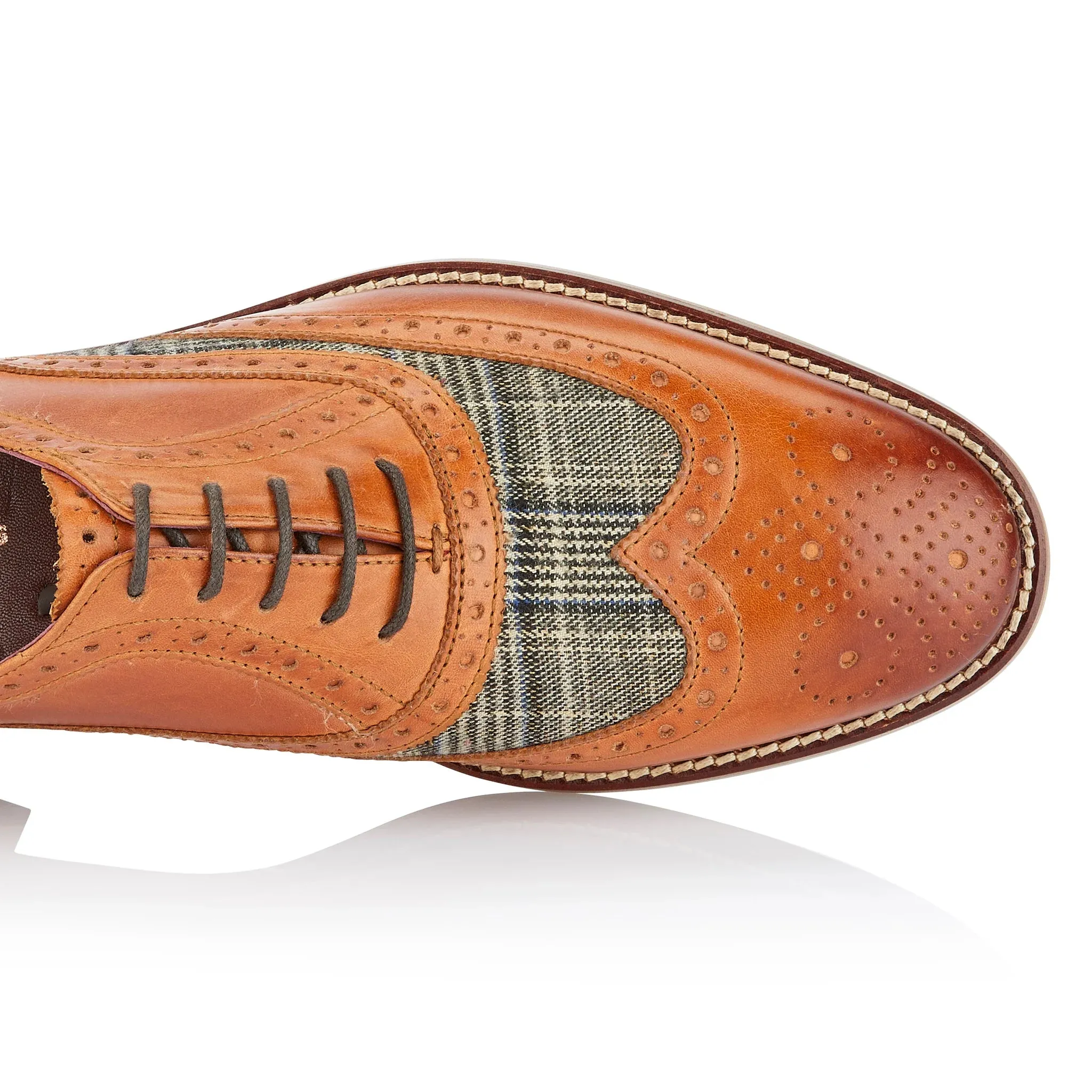 Shelby Oxford Tan / Tweed