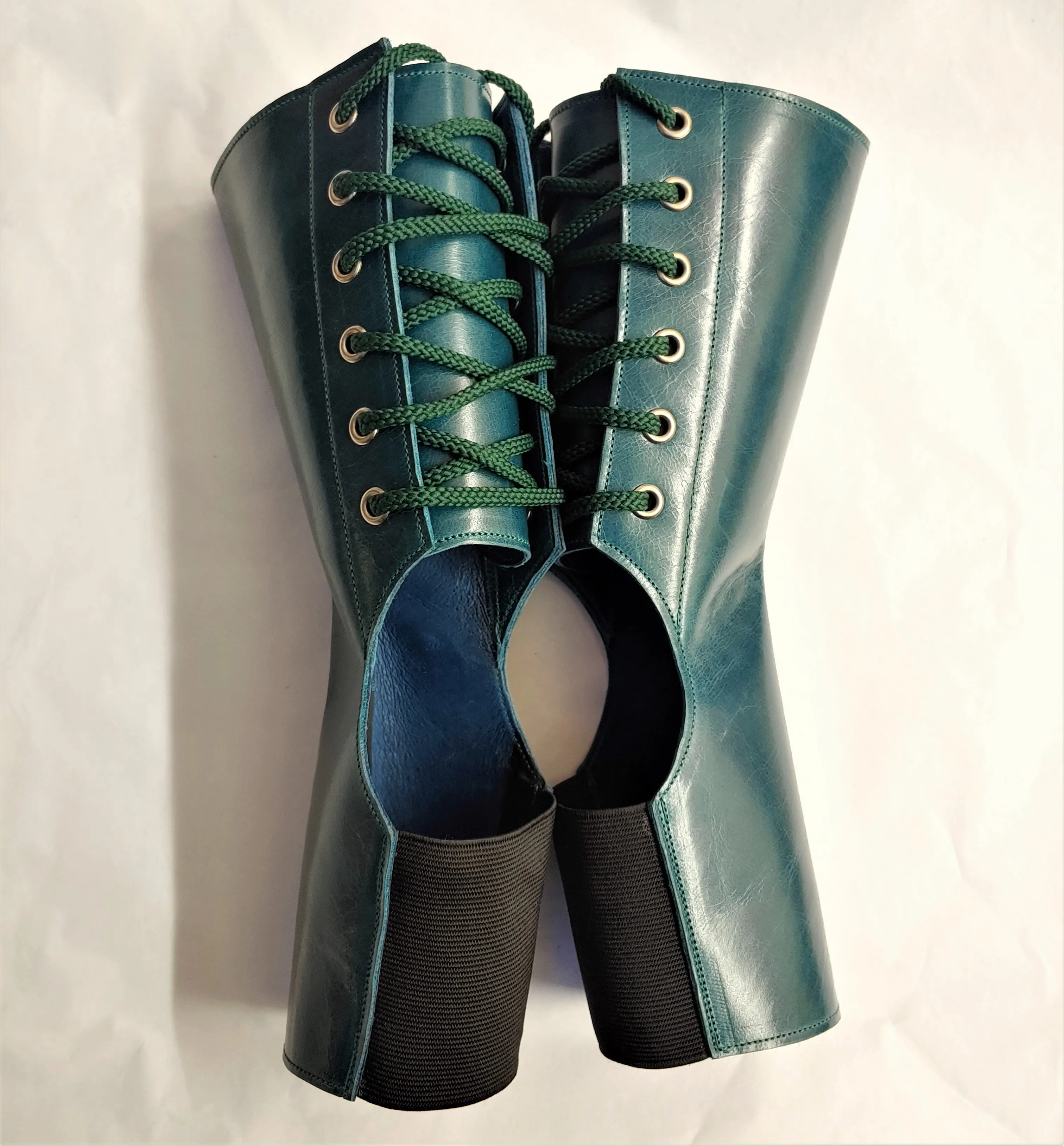 Short Deep Sea Green Aerial boots