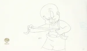 Space Jam Original Production Drawing: Elmer Fudd