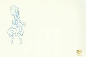 Space Jam Original Production Drawing: Granny