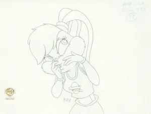 Space Jam Original Production Drawing: Lola Bunny