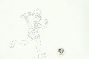 Space Jam Original Production Drawing:  Lola Bunny