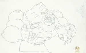 Space Jam Original Production Drawing: Monstar Bang