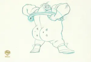 Space Jam Original Production Drawing: Monstar Pound