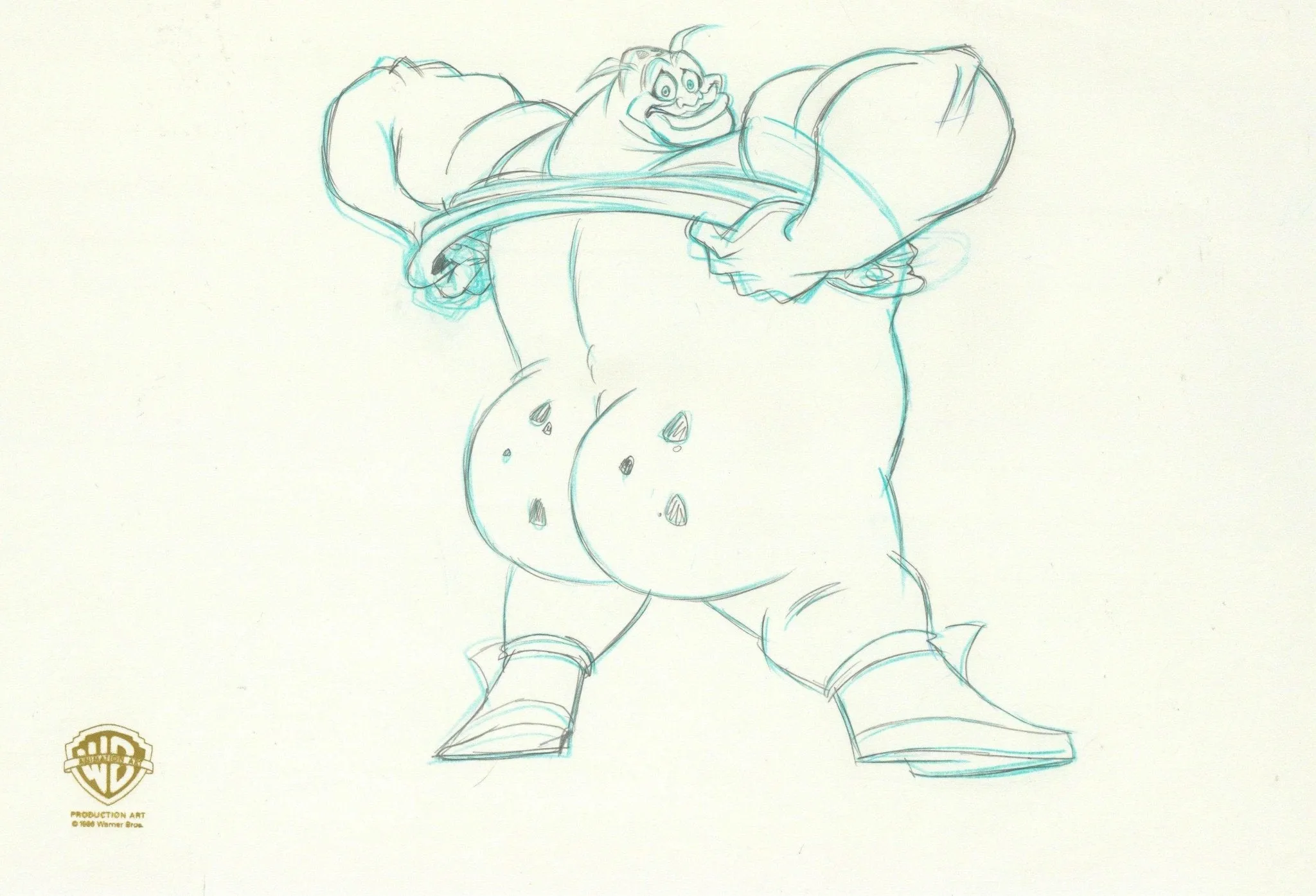 Space Jam Original Production Drawing: Monstar Pound