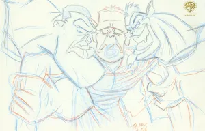 Space Jam Original Production Drawing: Monstars