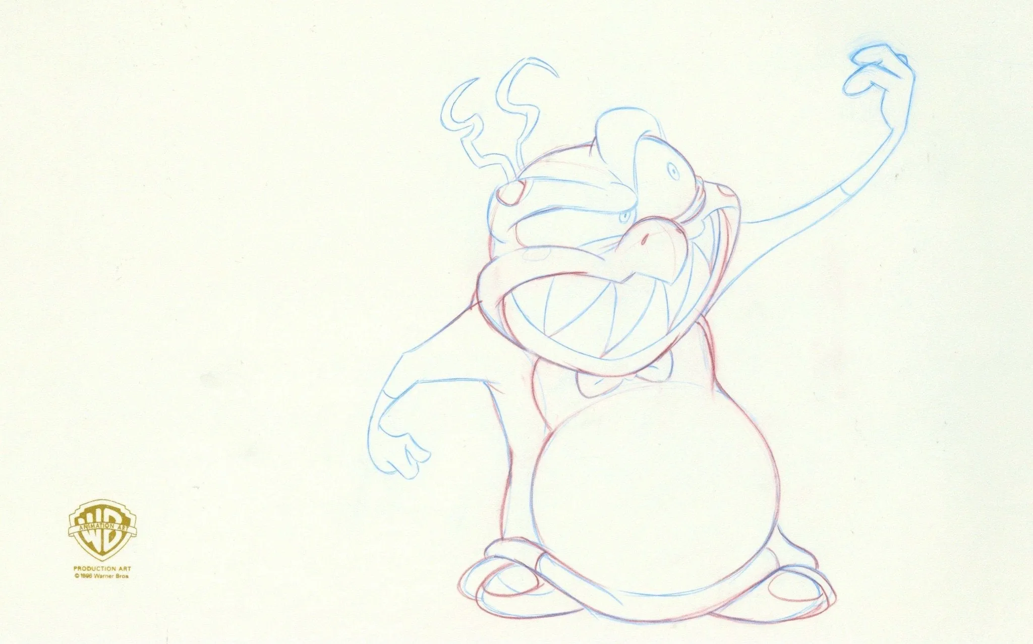 Space Jam Original Production Drawing: Nerdluck Pound