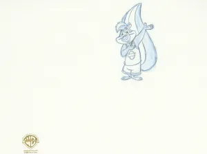 Space Jam Original Production Drawing: Pepe Le Pew