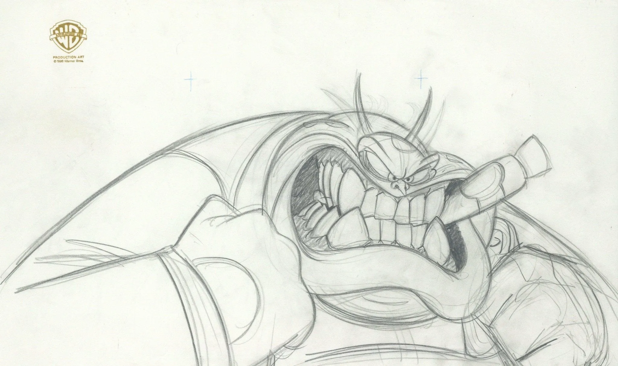 Space Jam Original Production Drawing: Swackhammer