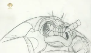 Space Jam Original Production Drawing: Swackhammer