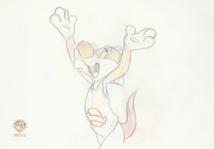 Space Jam Original Production Drawing: Sylvester