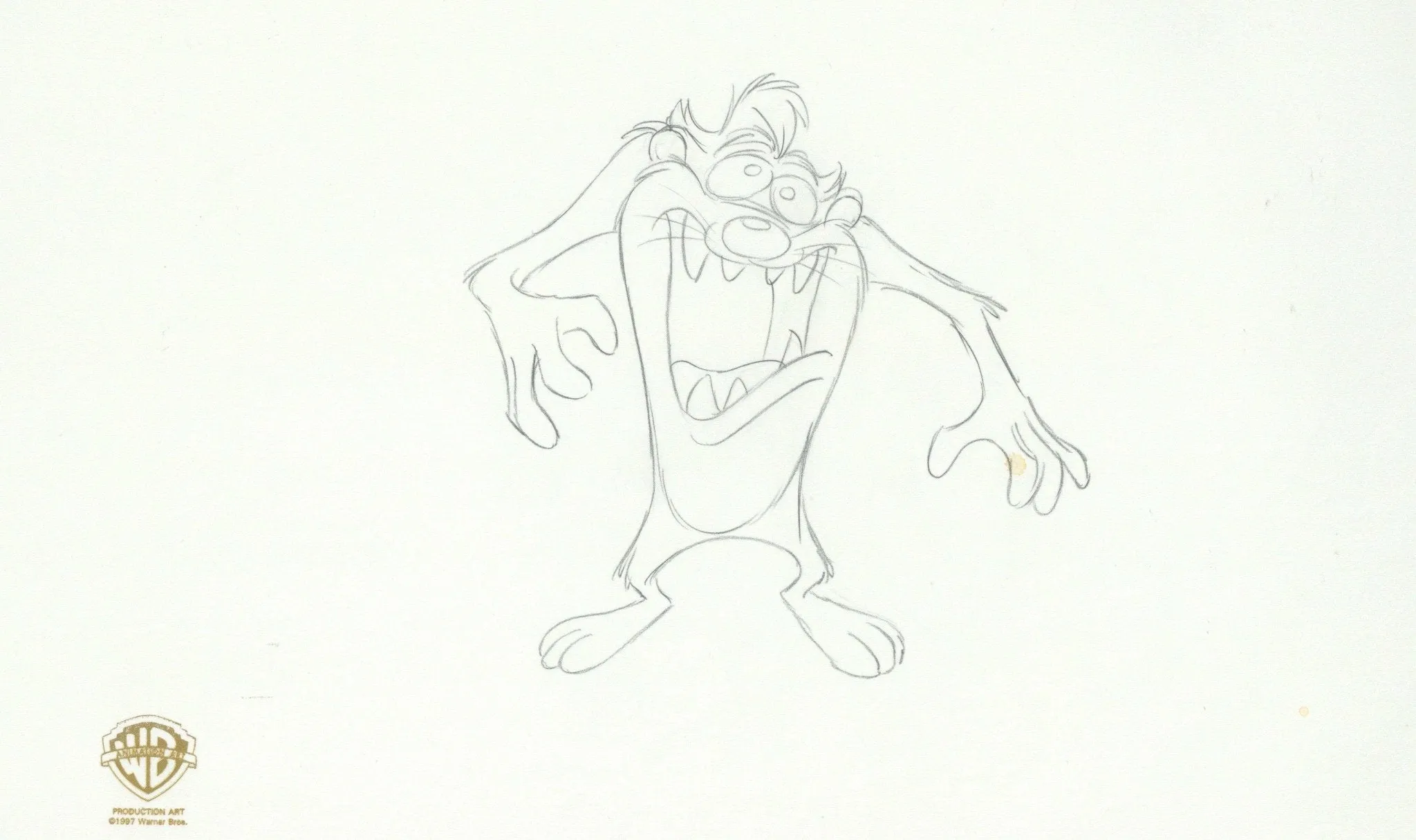Space Jam Original Production Drawing: Taz