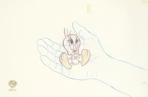 Space Jam Original Production Drawing: Tweety
