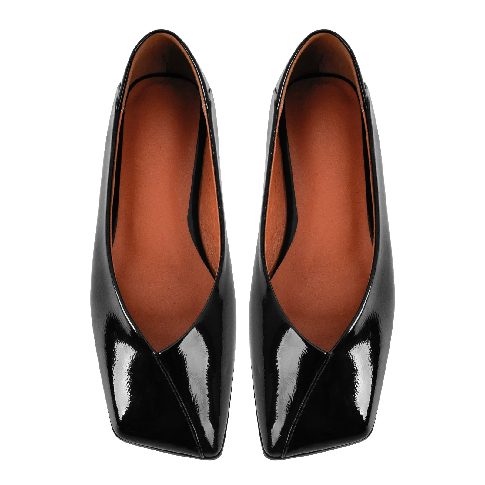 Square Toe Slip-on Flats