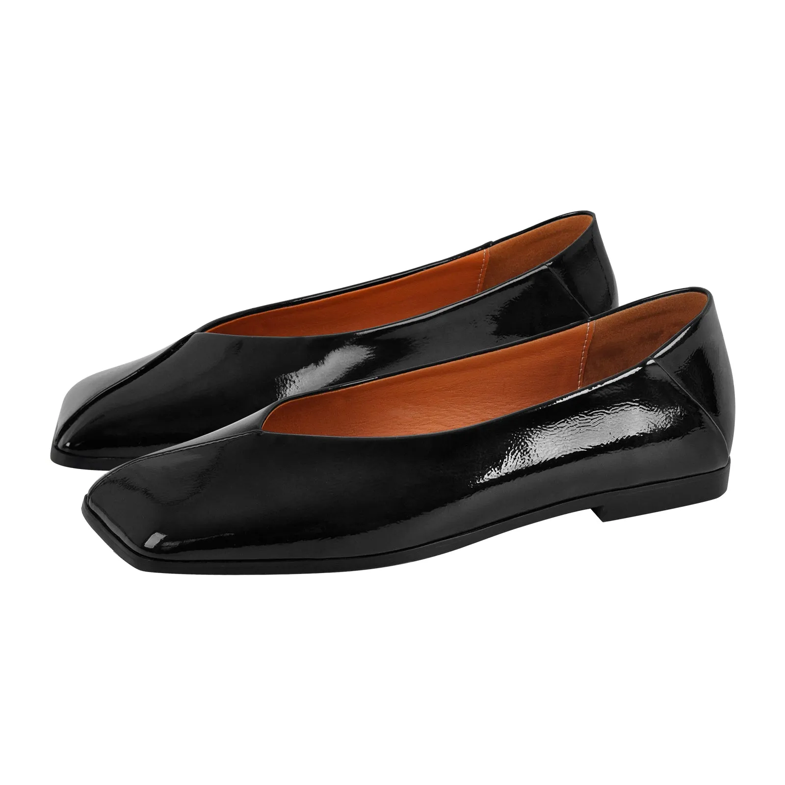 Square Toe Slip-on Flats