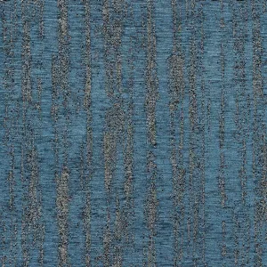 Textured Chenille Denim Blue Fabric