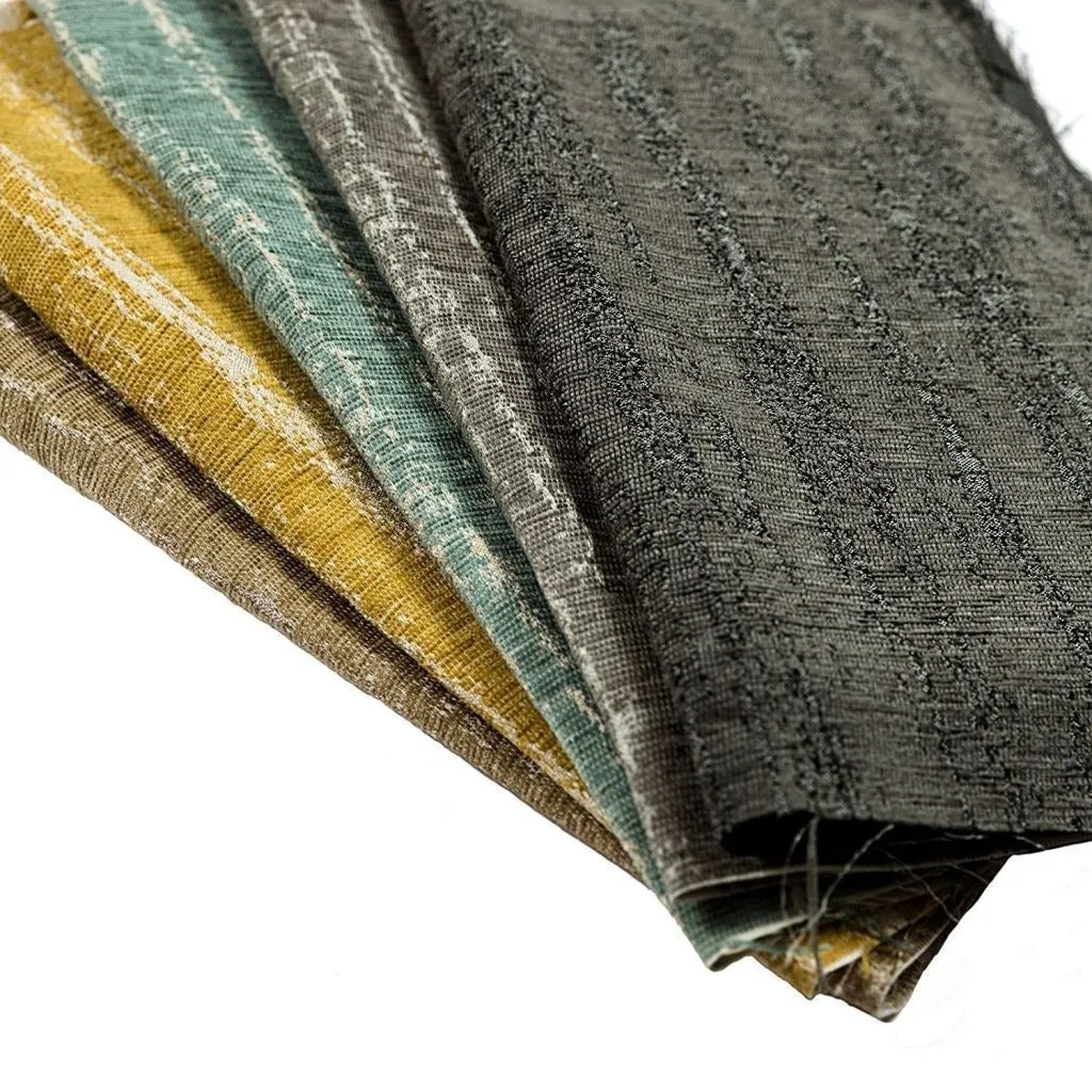 Textured Chenille Mustard Yellow Fabric