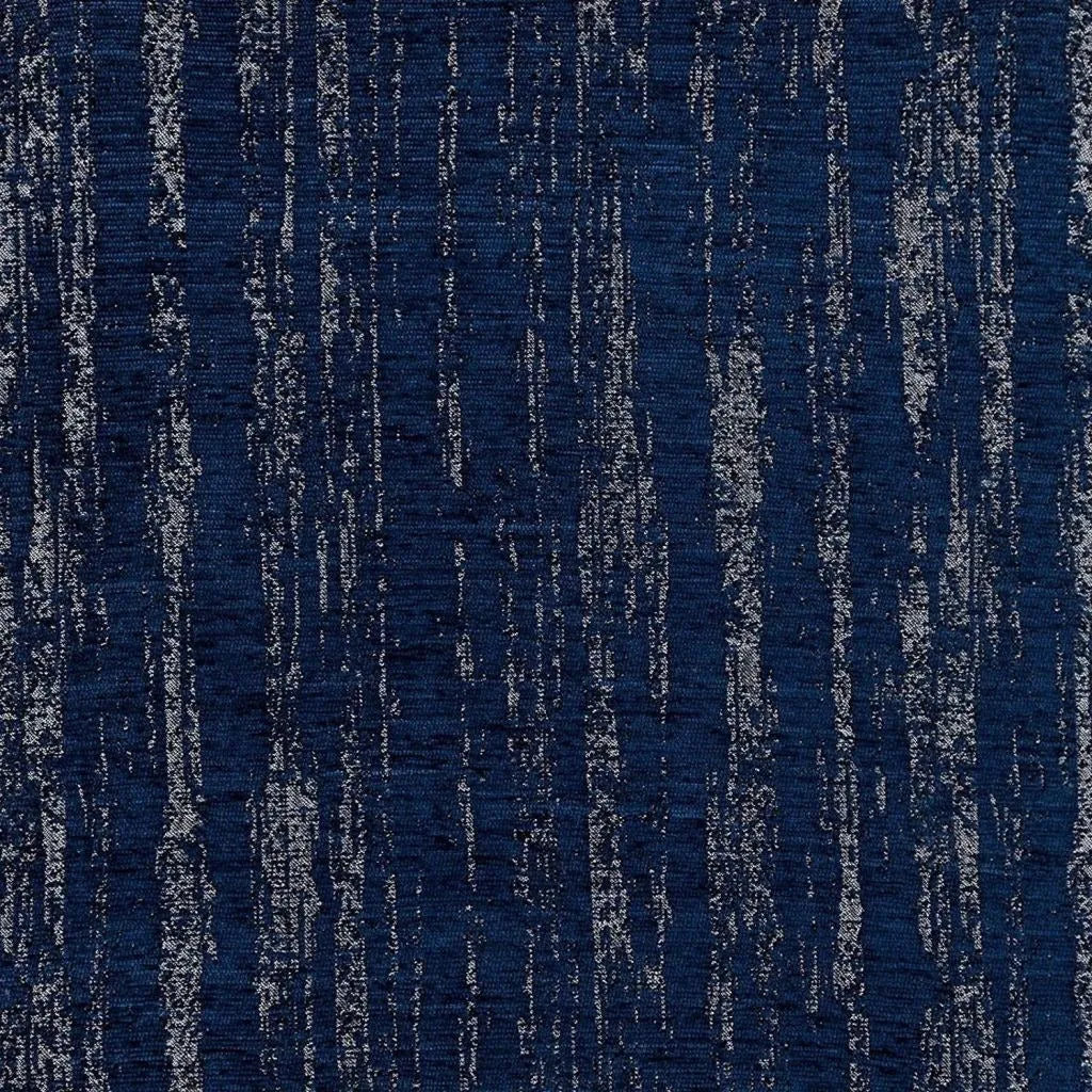 Textured Chenille Navy Blue Fabric