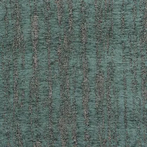 Textured Chenille Teal / Mineral Fabric