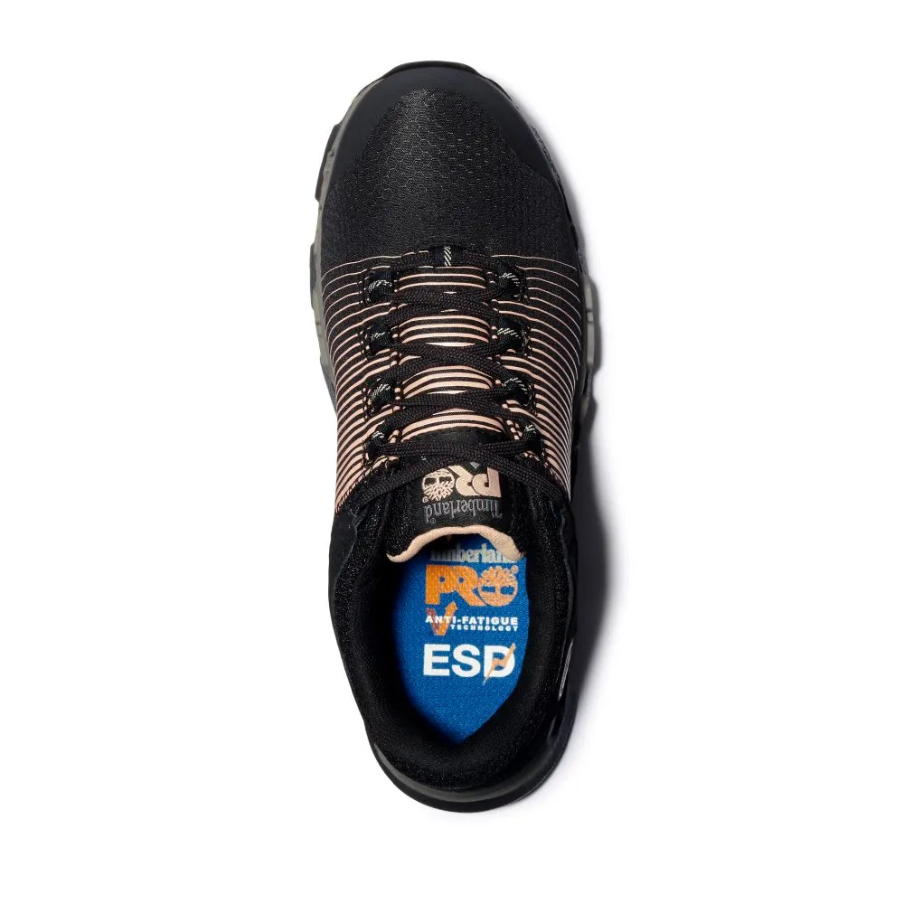 'Timberland Pro' Women's Powertrain Sport ESD Alloy Toe - Black / Peach