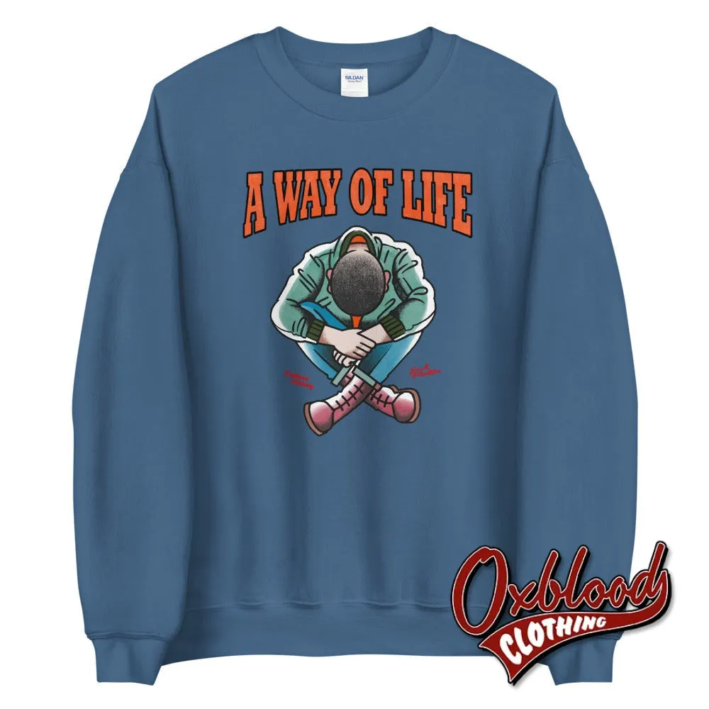 Traditional Skinhead A Way Of Life Sweatshirt - Mr Duck Plunkett