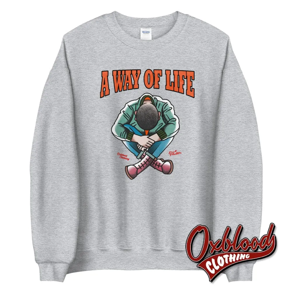 Traditional Skinhead A Way Of Life Sweatshirt - Mr Duck Plunkett