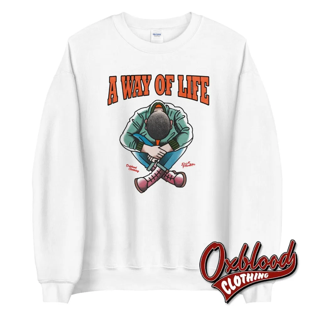 Traditional Skinhead A Way Of Life Sweatshirt - Mr Duck Plunkett