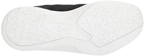 Under Armour Women's Jet Mid Basketball Shoe, Black (002)/White, 8