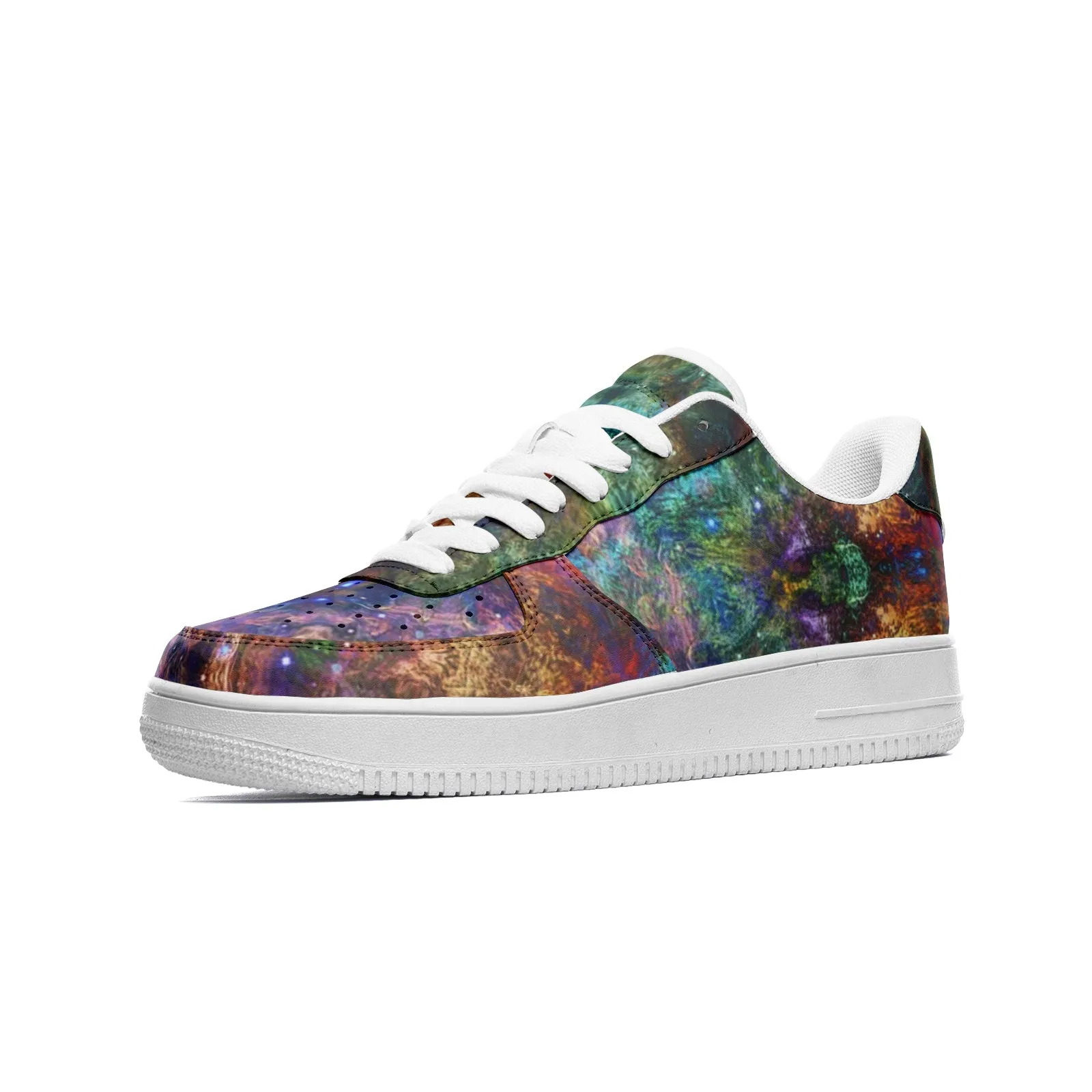 Unitas Full-Style Psychedelic Platform Sneakers