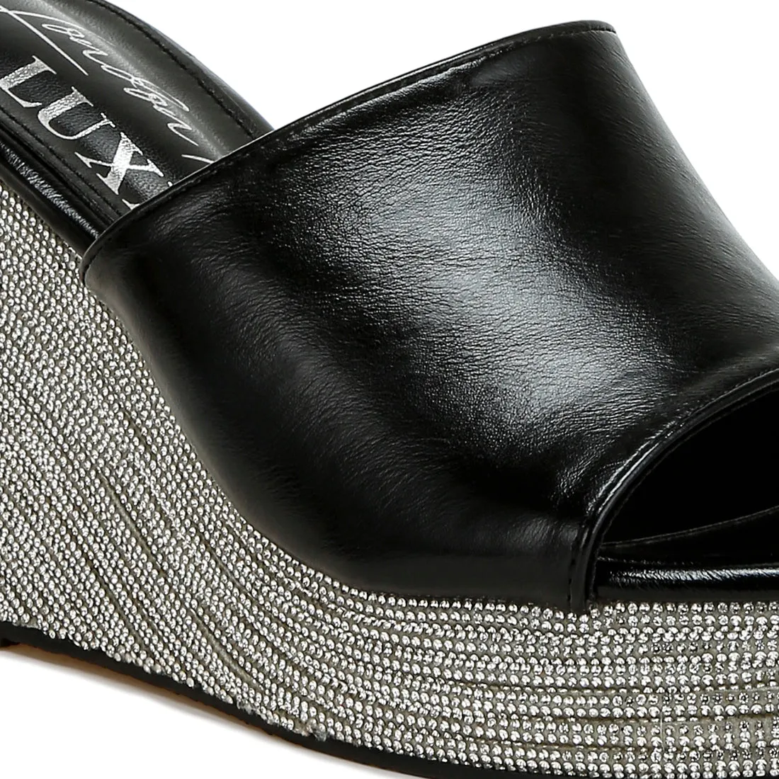 Wedge Heel Peep Toe Sandals