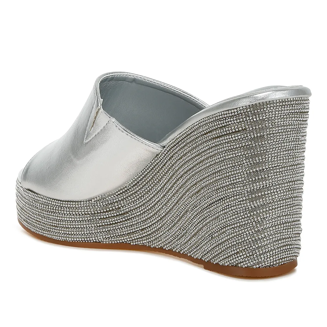 Wedge Heel Peep Toe Sandals