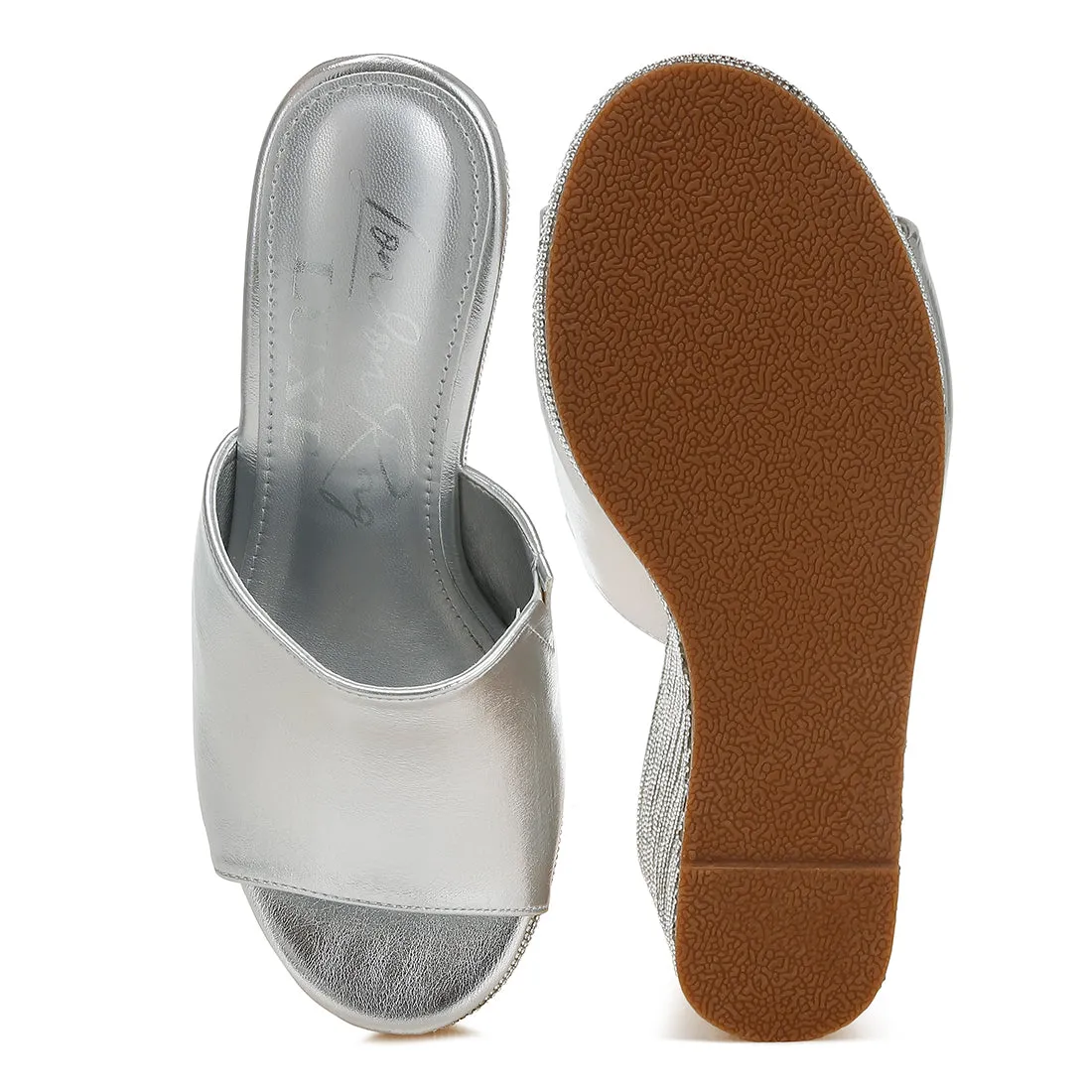Wedge Heel Peep Toe Sandals