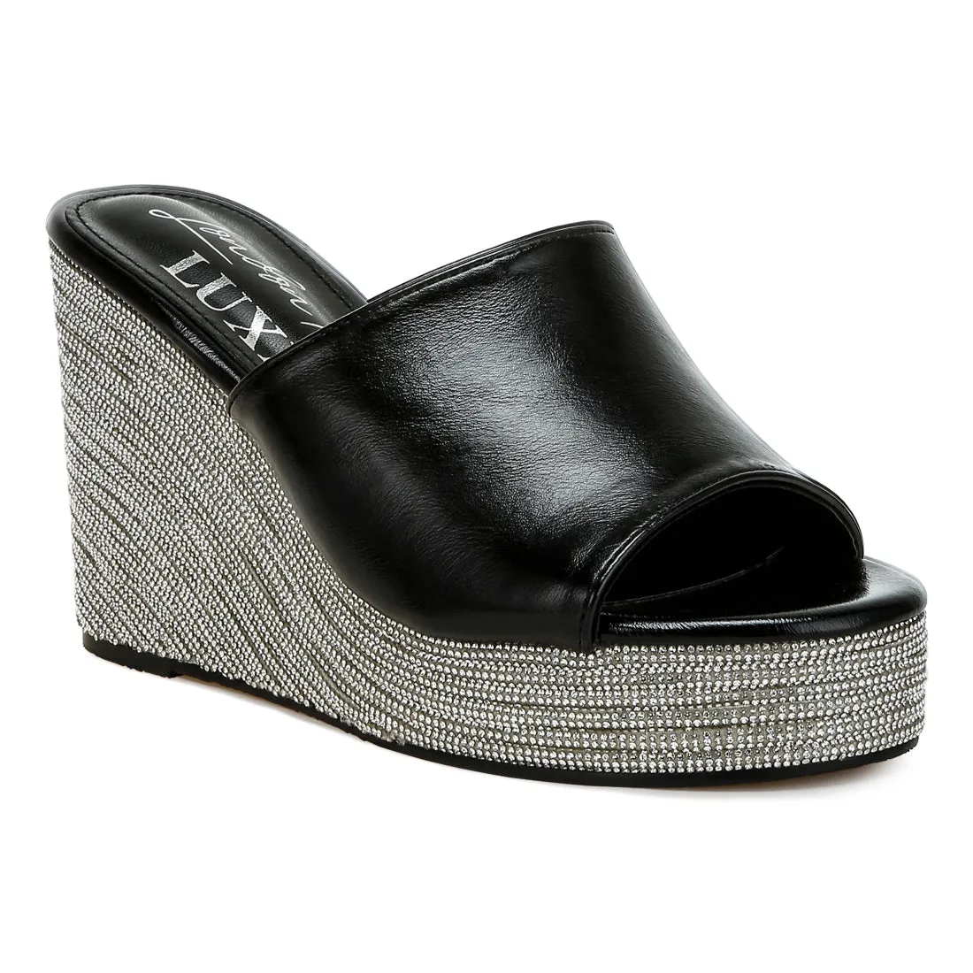 Wedge Heel Peep Toe Sandals