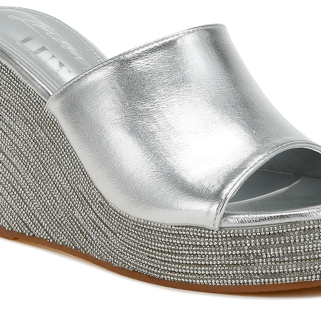 Wedge Heel Peep Toe Sandals
