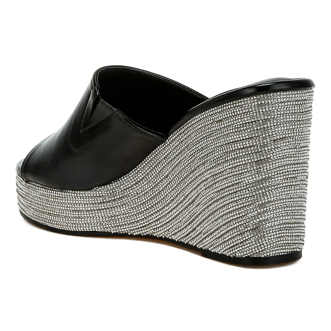 Wedge Heel Peep Toe Sandals