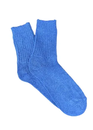 West of Ireland Cashmere Socks | Blue