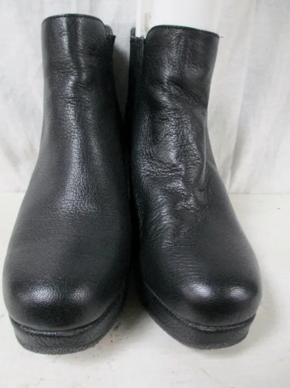 Womens BCBGeneration KAROL Wedge Ankle Bootie BLACK 9.5 BOOT High Heel