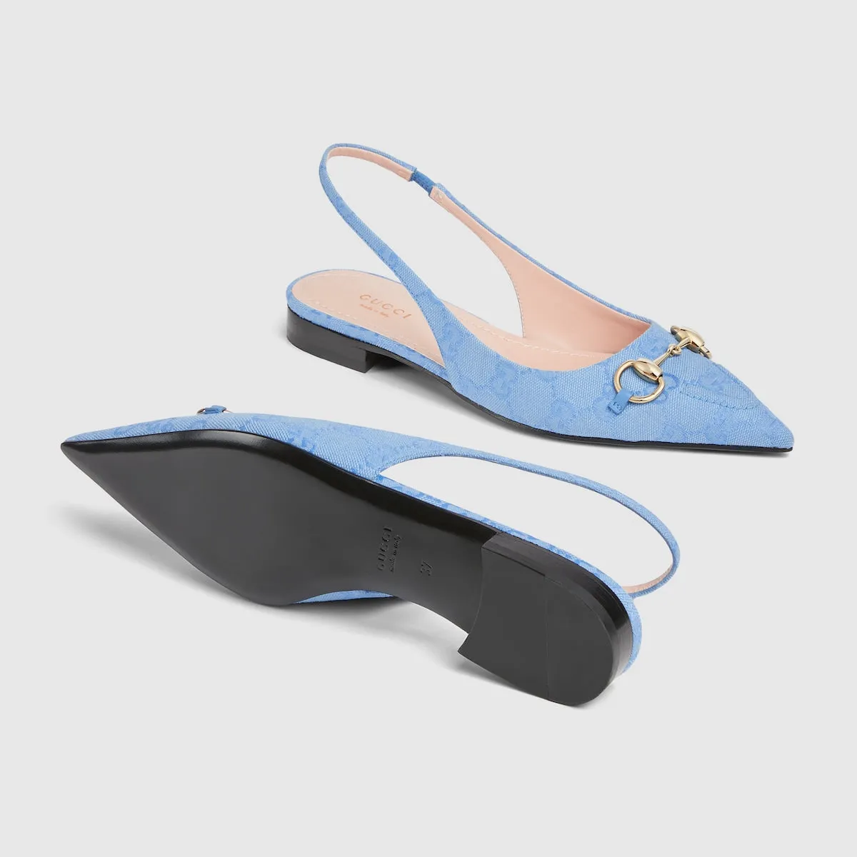 Women's slingback canvas ballet flat