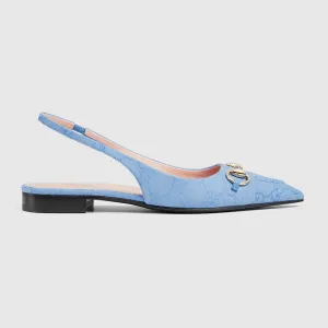 Women's slingback canvas ballet flat