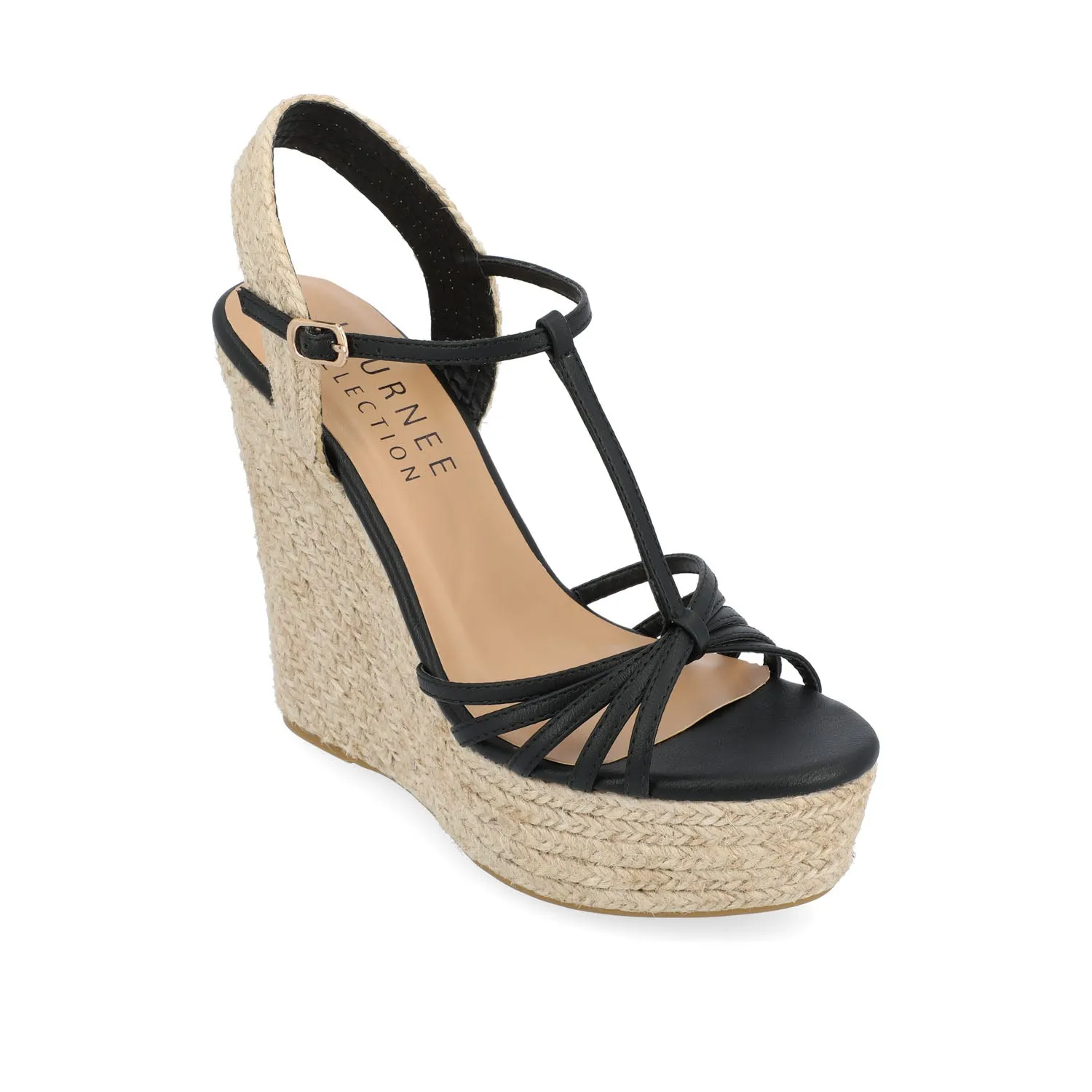 YARA ESPADRILLE WEDGE HEELED SANDALS