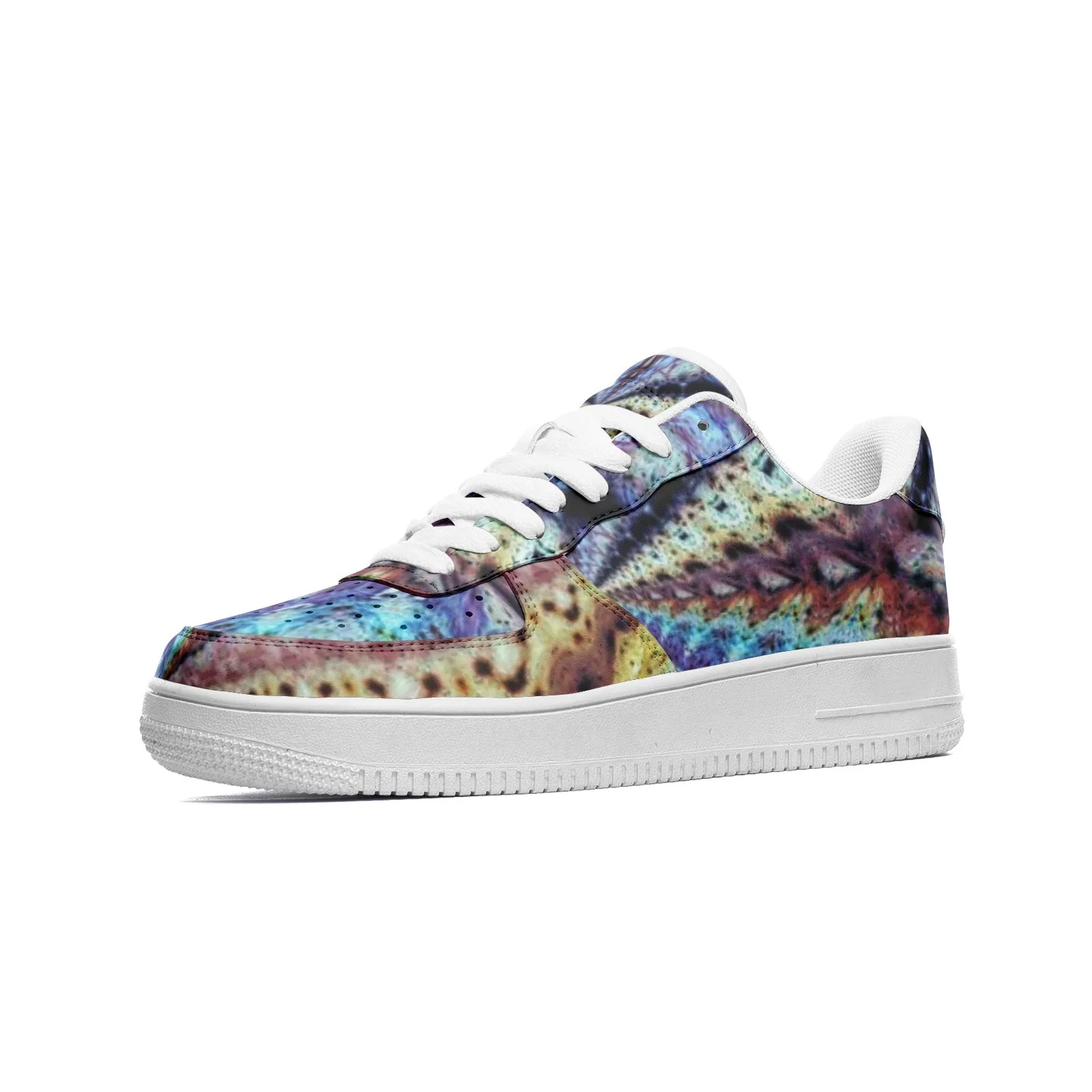Ziggurat Full-Style Psychedelic Platform Sneakers